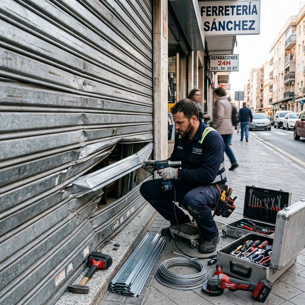 Reparación de cortinas metálicas